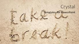  Presentation with designs - Presentation theme with girl writing in a black background and a gray colored foreground