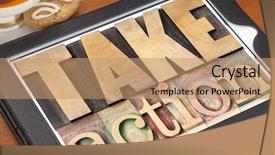  Presentation with motivation - Cool new presentation theme with creepy - ghost town abandoned building backdrop and a tawny brown colored foreground