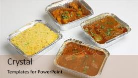  Presentation with curry - Cool new presentation with take away - indian takeaway curry meal backdrop and a gold colored foreground