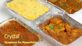  Presentation with indian food - Beautiful slide deck featuring seven deadly sins - word taboo written in tile backdrop and a white colored foreground