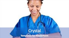  Presentation with pulse - Amazing theme having take blood - african doctor or nurse checking backdrop and a teal colored foreground
