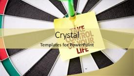  Presentation with power of life - Slide deck with take control of your life background and a blonde colored foreground