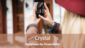  Presentation with arabian woman wearing hijab muslim - Cool new presentation theme with take life - close up of a blonde backdrop and a coral colored foreground