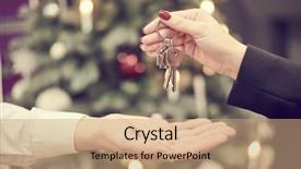  Presentation with ownership - Audience pleasing slide deck consisting of take ownership - real estate slow motion backdrop and a coral colored foreground