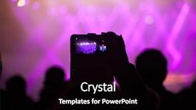  Presentation with festival - Beautiful slide set featuring take pictures and video backdrop and a  colored foreground