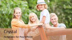  Presentation with jungle - Theme having take rest on jungle gym background and a  colored foreground