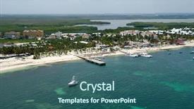  Presentation with republic dominican - PPT theme consisting of taken form helicopter dominican republic background and a  colored foreground