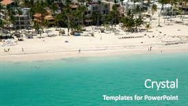  Presentation with republic dominican - Amazing PPT theme having taken form helicopter dominican republic backdrop and a teal colored foreground