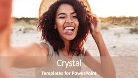  Presentation with close up of young girls - Beautiful PPT layouts featuring takes - close up of funny young backdrop and a coral colored foreground