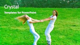  Presentation with tango - Presentation enhanced with takes two to tango background and a shamrock green colored foreground