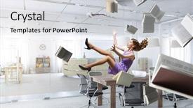  Presentation with reading - Audience pleasing presentation theme consisting of takes your away mixed media backdrop and a  colored foreground