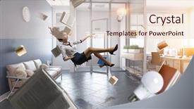  Presentation with reading - Slides with takes your away mixed media background and a  colored foreground