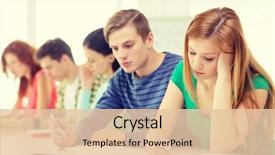  Presentation with education middle school arabic kids - Slides enhanced with test taking - education and school concept background and a lemonade colored foreground