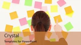  Presentation with taking notes - PPT theme enhanced with taking a re-positional note background and a gold colored foreground