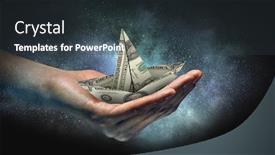  Presentation with course - Presentation theme having taking-an-income-course-mixed background and a tawny brown colored foreground