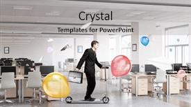  Presentation with minute - Colorful presentation theme enhanced with taking minutes - take a five minute break backdrop and a  colored foreground