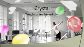  Presentation with minute - Theme having taking minutes - take a five minute break background and a  colored foreground