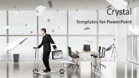  Presentation with minute - Slides featuring taking minutes - take a five minute break background and a  colored foreground