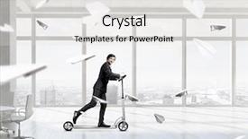  Presentation with minute - Colorful presentation theme enhanced with taking minutes - take a five minute break backdrop and a  colored foreground