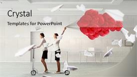  Presentation with minute - Cool new theme with taking minutes - take a five minute break backdrop and a  colored foreground