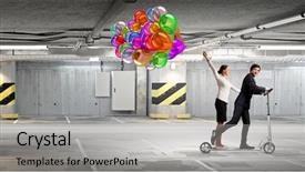  Presentation with minute - Presentation theme with taking minutes - take a five minute break background and a  colored foreground