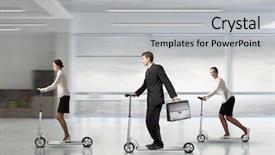  Presentation with minute - Theme enhanced with taking minutes - take a five minute break background and a light gray colored foreground