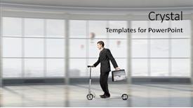  Presentation with minute - Cool new presentation design with taking minutes - take a five minute break backdrop and a  colored foreground