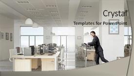  Presentation with minute - Amazing presentation having taking minutes - take a five minute break backdrop and a  colored foreground