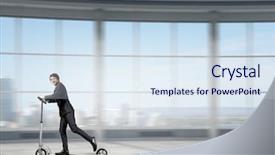  Presentation with minute - Audience pleasing presentation theme consisting of taking minutes - take a five minute break backdrop and a  colored foreground