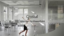  Presentation with minute - PPT layouts consisting of taking minutes - take a five minute break background and a  colored foreground