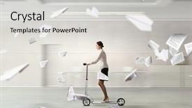  Presentation with minute - PPT layouts consisting of taking minutes - take a five minute break background and a  colored foreground