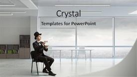  Presentation with minute - Beautiful theme featuring taking minutes - take a minute coffee break backdrop and a  colored foreground