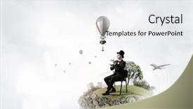  Presentation with minute - Slide set with taking minutes - take a minute coffee break background and a  colored foreground