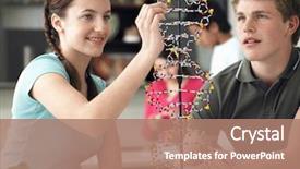  Presentation with taking notes - PPT theme enhanced with taking notes in science background and a coral colored foreground