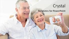  Presentation with senior smart home - Cool new slide set with taking self portrait through smart backdrop and a white colored foreground