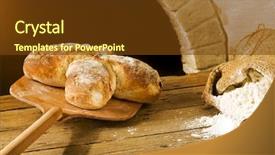  Presentation with holy spirit confirmation communion bread - Beautiful theme featuring taking swiss bread backdrop and a  colored foreground