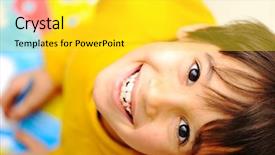  Presentation with talent development - PPT layouts with talent development - cute little schoolboy drawing background and a light gray colored foreground