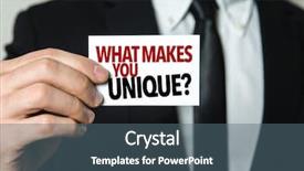  Presentation with unique purple - Slides with talent identification - what makes you unique background and a ocean colored foreground