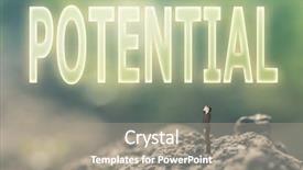  Presentation with stand - Beautiful theme featuring talent management - concept of ability backdrop and a gray colored foreground