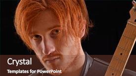  Presentation with talent - Amazing theme having talent red - musician singer artist holding backdrop and a  colored foreground