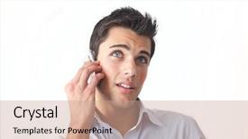  Presentation with cell - Cool new slides with talking at the cell phone backdrop and a  colored foreground