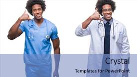  Presentation with hand surgeon - Colorful presentation theme enhanced with talking on the telephone backdrop and a teal colored foreground