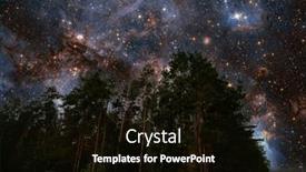  Presentation with pine trees - Slide deck enhanced with tall-pine-trees-against background and a  colored foreground