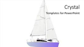 Presentation with sailing - Amazing slide set having tallship - sailing under the white background backdrop and a white colored foreground