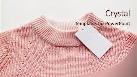  Presentation with clothes - Slide deck consisting of tally - clothes fashion and objects concept background and a lemonade colored foreground