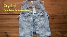  Presentation with clothing wooden clothes hanger object - Audience pleasing theme consisting of tally - clothes wear and fashion concept backdrop and a tawny brown colored foreground