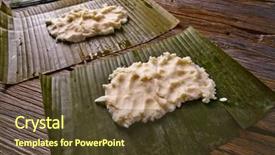  Presentation with recipe - Cool new presentation design with tamale preparation mexican recipe backdrop and a  colored foreground