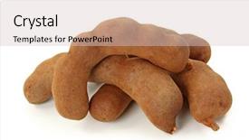  Presentation with background - PPT theme having tamarind isolated on white background background and a soft green colored foreground