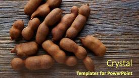  Presentation with candy - Theme having tamarindo tamarind fruits ripe background and a tawny brown colored foreground