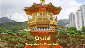  Presentation with simple japan hong kong - Audience pleasing slide deck consisting of tang dynasty - pavilion of absolute perfection backdrop and a  colored foreground